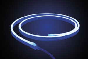 Integral Neon Strip Thin Side Bend IP67 5M Blue 24V 7.2W/M 168Led/M Bag Pack