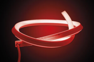 Integral Neon Strip Side & Top Bend IP67 5M Red 24V 7.2W/M 168Led/M Bag Pack