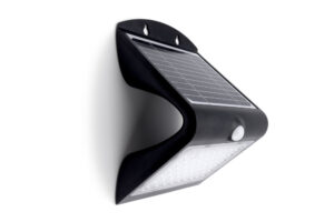 Integral Solar Outdoor Wall Light Pir IP65 220Lm 1.5W 4000K Black