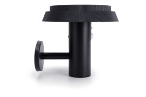 Integral True Solar Outdoor Wall Light IP65 Adjustable 40/220/340Lm 6W Cct Adjustable 3/4/6500K Black