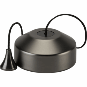 Knightsbridge 1-way 10-150W (5-100W LED) Trailing edge pull cord dimmer switch - smoked bronze