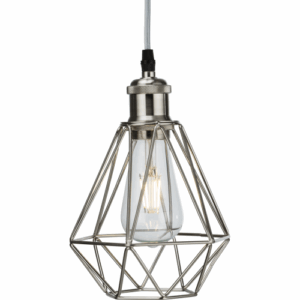 Knightsbridge Pendant Cage - Brushed Chrome