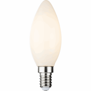 Knightsbridge 230V 4W LED SES Frosted Candle Filament Lamp 2700K Dimmable