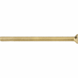 Knightsbridge M3.5 x 50mm Flat-Head countersunk electrical socket screw - Brass
