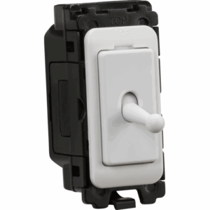 Knightsbridge White 20AX 2-way SP Toggle Switch Module