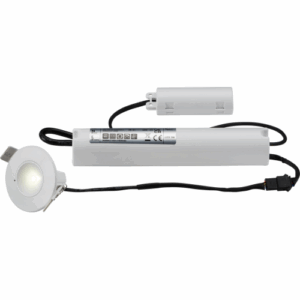 Knightsbridge 230V IP20 3.5W LED Self-test Emergency Downlight 3000K (maintained/non-maintained use)