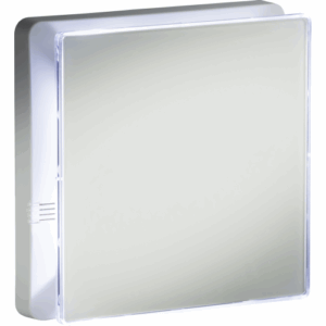 Knightsbridge IP45 100mm LED Backlit Extractor Fan with Overrun Timer - White
