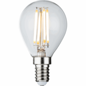 Knightsbridge 230V 4W LED SES Clear Golf Ball Filament Lamp 2700K Dimmable
