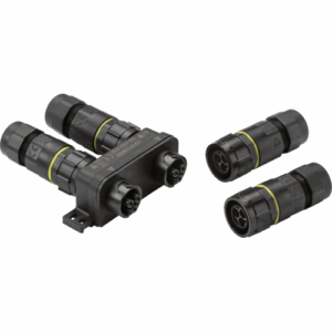 Knightsbridge IP68 24A 1 Inlet to 3 Outlets Plug and Socket Type Weatherproof Hub