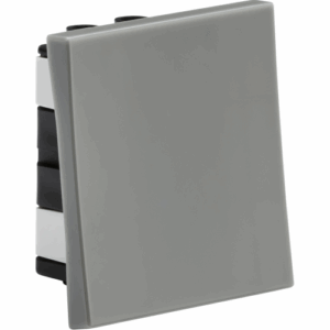 Knightsbridge 20AX 1G 2-way modular wide rocker switch (50x50mm) - Grey