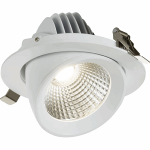Knightsbridge SARA 230V IP20 LED Recessed Tri-Wattage and CCT Scoop Downlight 15/ 20/ 25W