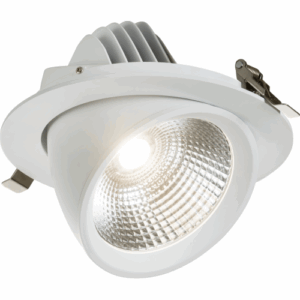 Knightsbridge SARA 230V IP20 LED Recessed Tri-Wattage and CCT DALI Scoop Downlight 30/ 35/ 40W