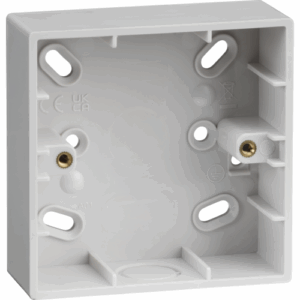 Knightsbridge 29mm PVC Single Back Box