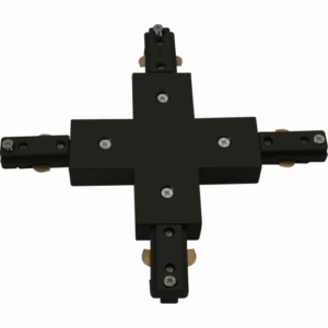Knightsbridge 230V Track X-connector - Black