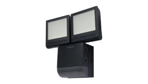 Timeguard IP55 17W LED Compact Floodlight Twin Flood With PIR Black
