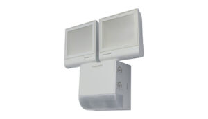 Timeguard IP55 17W LED Compact Floodlight Twin Flood With PIR White