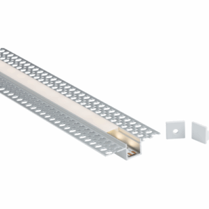 Knightsbridge 1M Aluminium Profile - Plaster-in Recessed