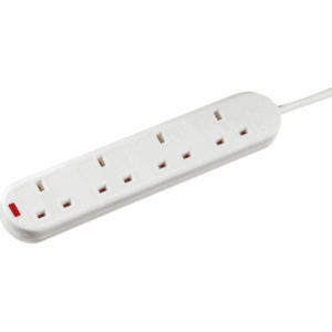 Knightsbridge 13A 4G 2M Extension Lead with Neon