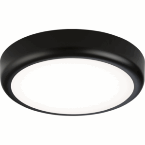 Knightsbridge IP65 9W CCT Adjustable LED Bulkhead C/W Black Trim