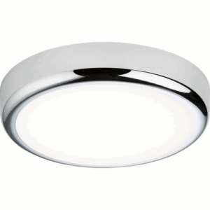 Knightsbridge 230V IP65 9W CCT Adjustable LED Bulkhead C/W Chrome Trim