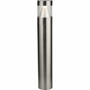 Knightsbridge 230V IP65 15W IK07 Stainless Steel LED Bollard 950mm - 3000K