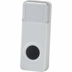 Knightsbridge IP55 wireless bell push - white