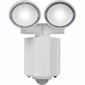 Knightsbridge 230V IP55 Twin Spot LED Security Light White