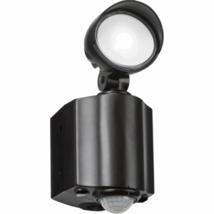 Knightsbridge 230V IP55 LED Security Spotlight Black