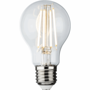 Knightsbridge 230V 8W LED ES Clear GLS Filament Lamp 2700K Dimmable