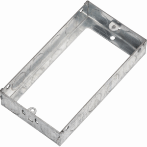 Knightsbridge 2G 25mm Galvanised Steel Extension Box