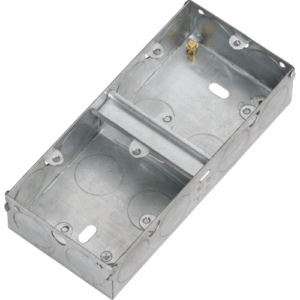 Knightsbridge 2G 35mm Dual Galvanised Steel Box