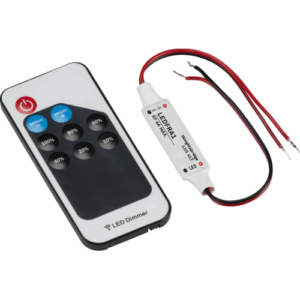 Knightsbridge 12V / 24V In-line RF Controller and Remote - Dimmer Single Colour