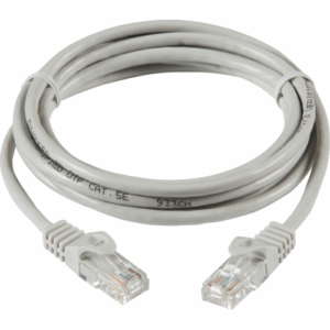 Knightsbridge 1m UTP CAT5e Networking Cable - Grey