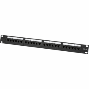 Knightsbridge 19 inch 1U UTP CAT5e 24-port Patch Panel