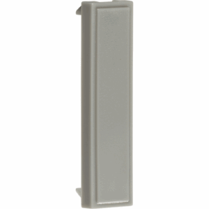 Knightsbridge PACK OF 10 - Quarter Blanking Modules (12.5 x 50mm) - Grey