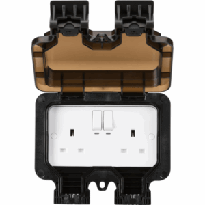 Knightsbridge Smart IP66 13A 2G Outdoor Socket