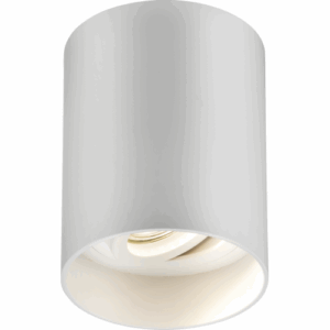 Knightsbridge Oran Surface Tilt Round Downlight White