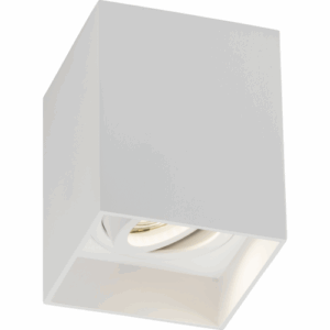 Knightsbridge Oran Surface Tilt Square Downlight White