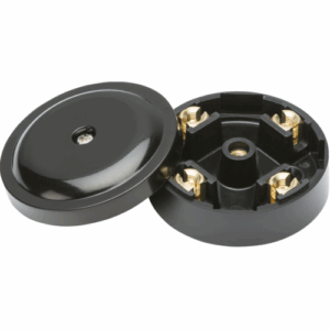 Knightsbridge 20A Junction Box 4-Terminal - Black (59mm)