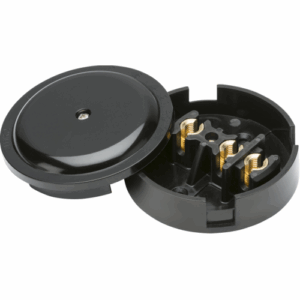 Knightsbridge 30A Junction Box 3-Terminal - Black (89mm)