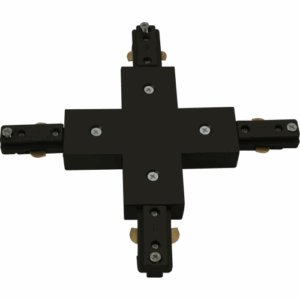 Knightsbridge 230V Track X-connector - Black