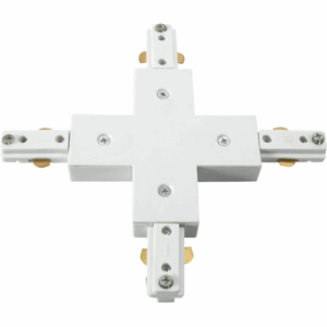 Knightsbridge 230V Track X-connector - White