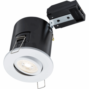 Knightsbridge 230V IP20 Tilt GU10 Fire-Rated Downlight -White