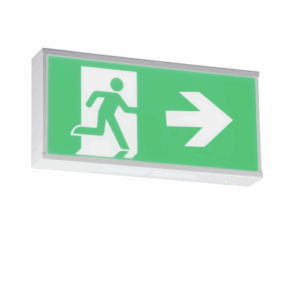 Knightsbridge Running Man Legend for product EMRUN with Right Facing Arrow