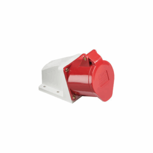 Knightsbridge 415V IP44 32A Angled Surface Mount Socket 3P+N+E