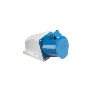 Knightsbridge 240V IP44 16A Angled Surface Mount Socket 2P+E