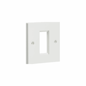 Knightsbridge 1G Modular Faceplate White
