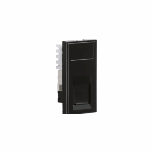 Knightsbridge UTP CAT5E RJ45 Outlet Module 25 x 50mm - Black