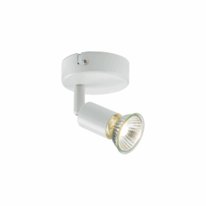 Knightsbridge 230V GU10 Single Spotlight -  White