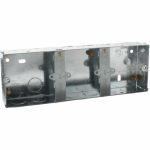 Knightsbridge 3G 35mm Triple Galvanised Steel Box